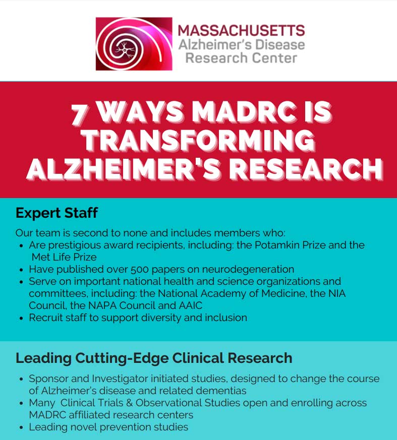7 ways MADRC is changing Alzheimer's research